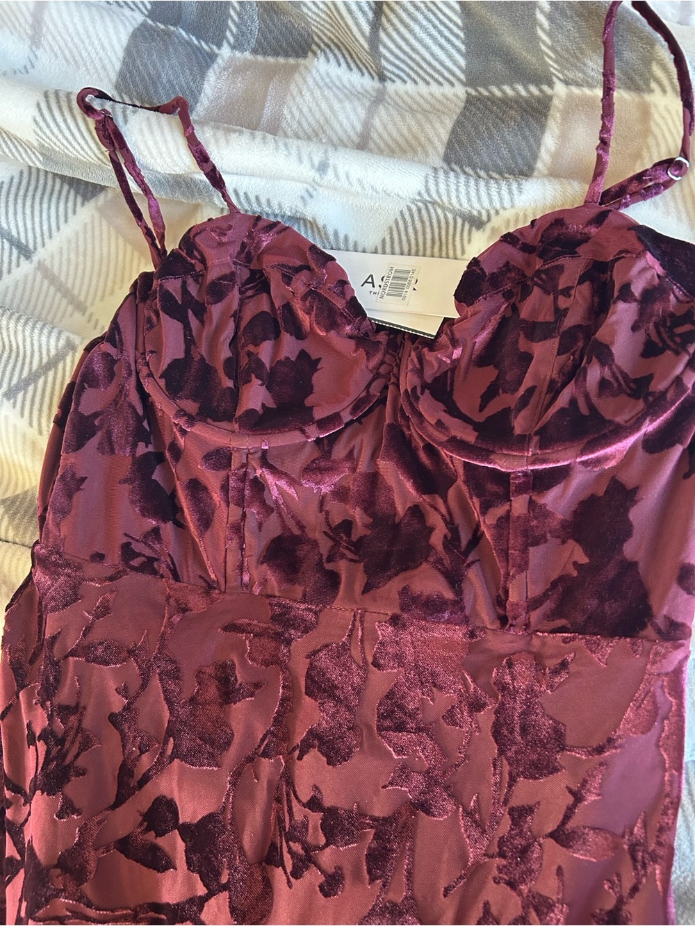Burgundy Dress - Picture 2 of 5